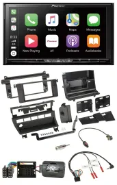Pioneer 2DIN Lenkrad USB DAB DVD Bluetooth Autoradio für BMW 3er 2001-2006 5 Sch