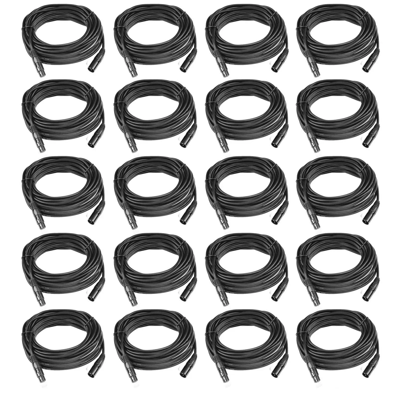 DMX-кабель American DJ AC3PDMX100 Black 30 м (20 штук)