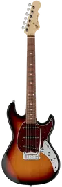 Электрогитара G&L Fullerton Deluxe Skyhawk 3-Tone Sunburst CR с чехлом