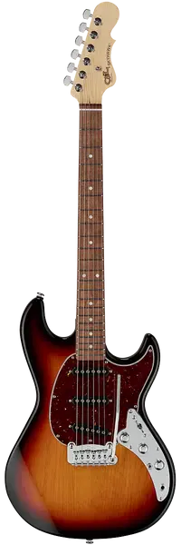 Электрогитара G&L Fullerton Deluxe Skyhawk 3-Tone Sunburst CR с чехлом