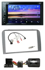 Pioneer Bluetooth 2DIN USB DVD DAB Lenkrad Autoradio für Alfa Romeo 147 GT 04-10