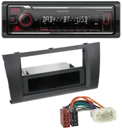 Kenwood MP3 Bluetooth USB DAB Autoradio für Suzuki Swift (2006-2010)