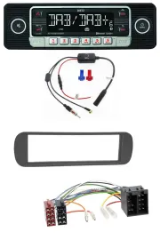 Автомагнитола Dietz MP3 DAB Bluetooth USB для Lancia Y (1996–2004) черная