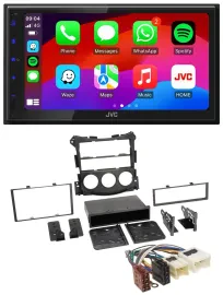 JVC Bluetooth 2DIN MP3 DAB USB Autoradio für Nissan 370Z Coupe Roadster ab 10