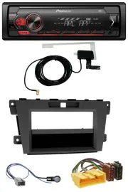 Автомагнитола для Mazda CX-7 (2009–2013) Pioneer 1DIN, USB, DAB, MP3, AUX