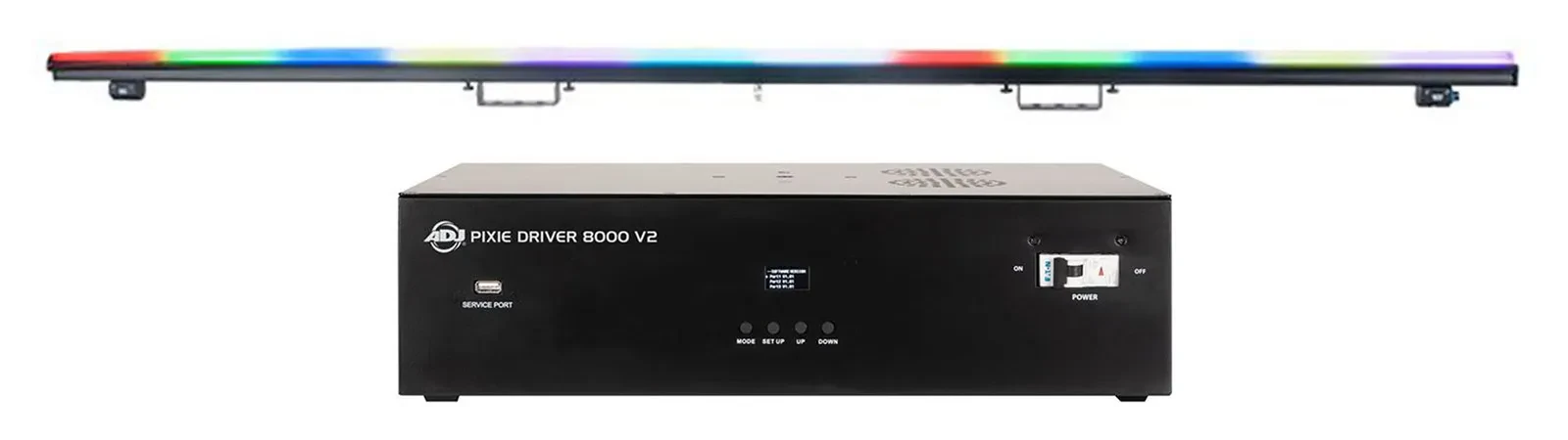 American DJ PIXIE DRIVER 8000 V2 Lighting Controller+Pixie Strip-120 Light ADJ