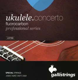 Струны для укулеле концерт Galli Strings UX760