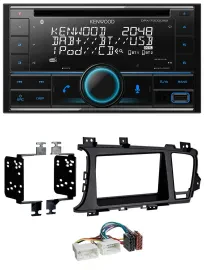 Kenwood CD 2DIN DAB USB MP3 Bluetooth Autoradio für Kia Optima (ab 2012)