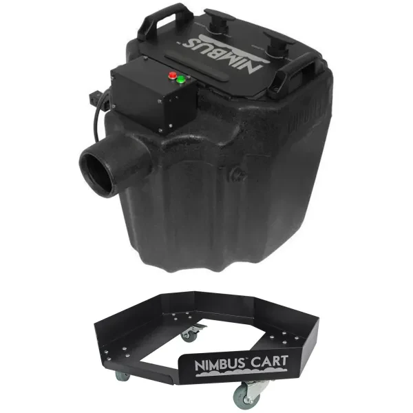 Chauvet DJ Nimbus Plug/Play Dry Ice Fog Machine+Multi-Level Control+Rolling Cart
