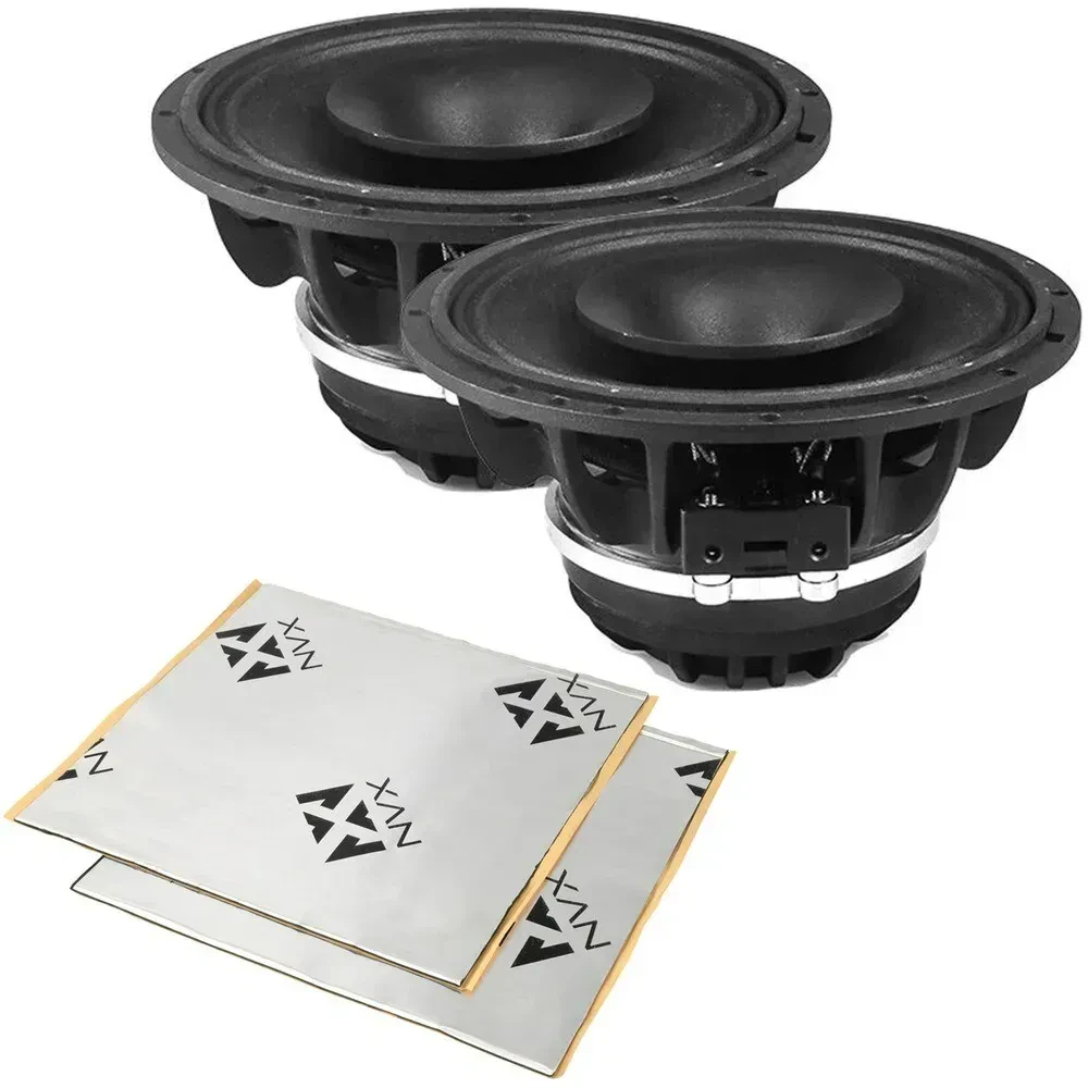 Diamond Audio MP654 150W 6.5" Motorsport Speaker + Sound Damping