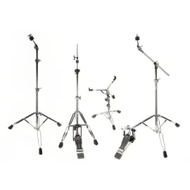 HWS-7500 Drum Hardware Set, Einzelkette, Doppelstrebig, FP7000 Pedal, HH7000 Hi