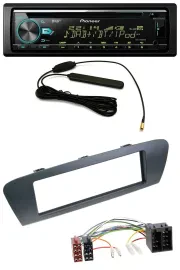 Автомагнитола для Renault Scenic (с 2009) Pioneer CD, MP3, USB, AUX, DAB серый