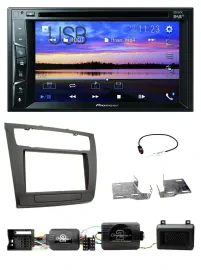 Pioneer Bluetooth 2DIN USB DVD DAB Lenkrad Autoradio für BMW 1er PDC aut. Klima