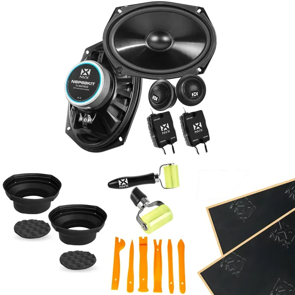 Динамики компонентные NVX N-Series 6x9" (набор) с установочным комплектом