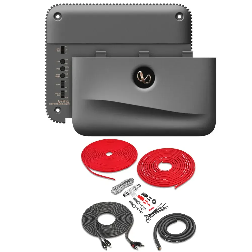 Усилитель мощности Infinity Reference 6001A 1‑канальный, 600W RMS (набор) с Bass Knob и установочным комплектом