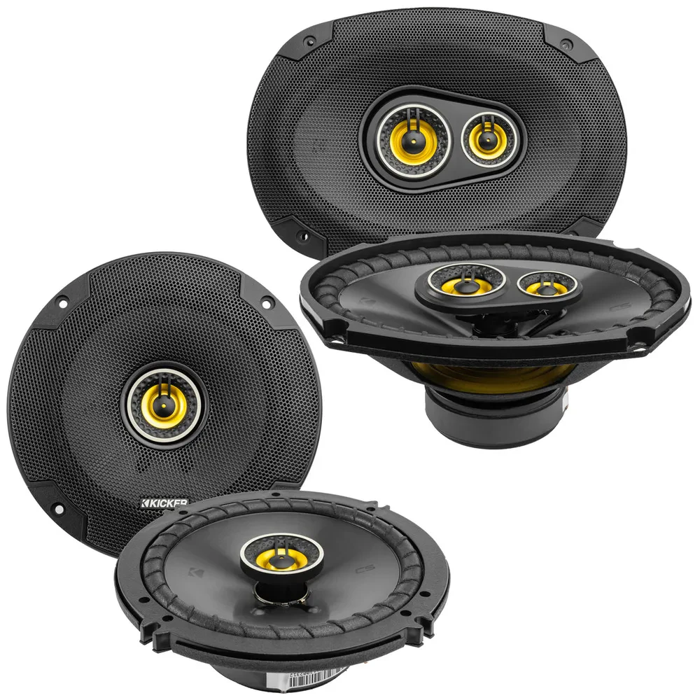 Kicker CSC6934 6x9” & CSC654 6.5" CS Series Coaxial Car Speakers