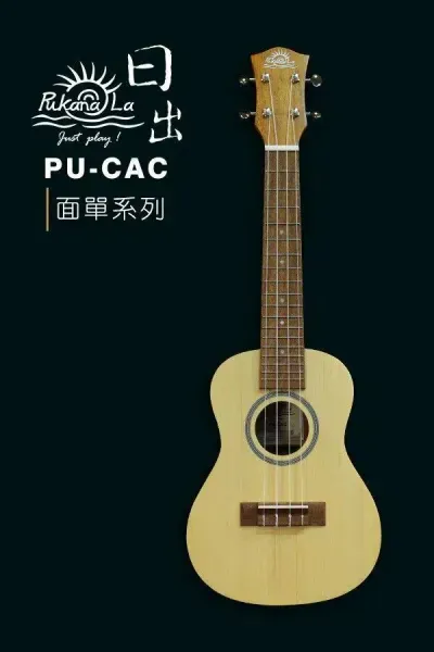 PukanaLa Model PU-CAC Solid Spruce top Series Concert Size Ukulele