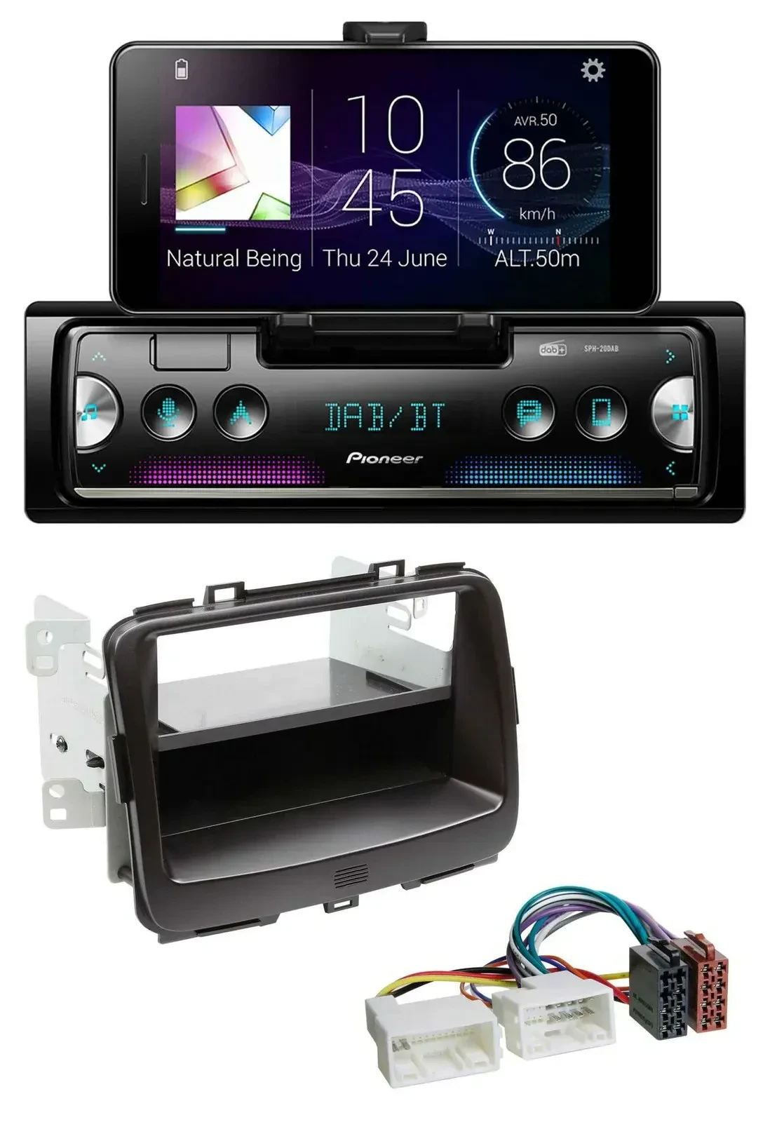 Автомагнитола для Kia Carens 4 (с 2013) Pioneer Bluetooth, DAB, USB, MP3