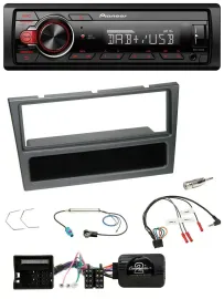 Pioneer MP3 1DIN DAB USB Lenkrad Autoradio für Opel Corsa C Meriva Vectra C Tigr