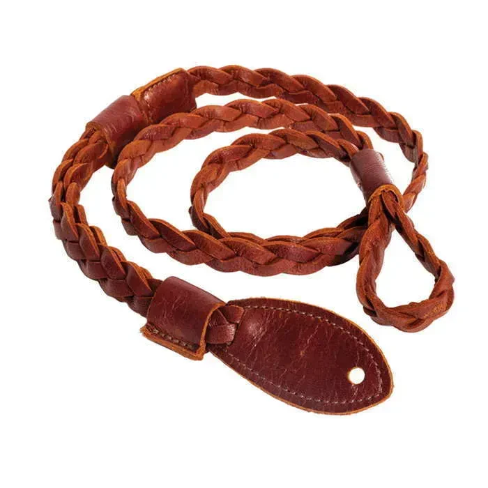 Ремень для мандолины Henry Heller HMANBTK-BRN Braided Leather Brown