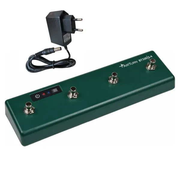 Airturn BT500-S4 Bluetooth Fußschalter Footswitch Controller mit Netzteil