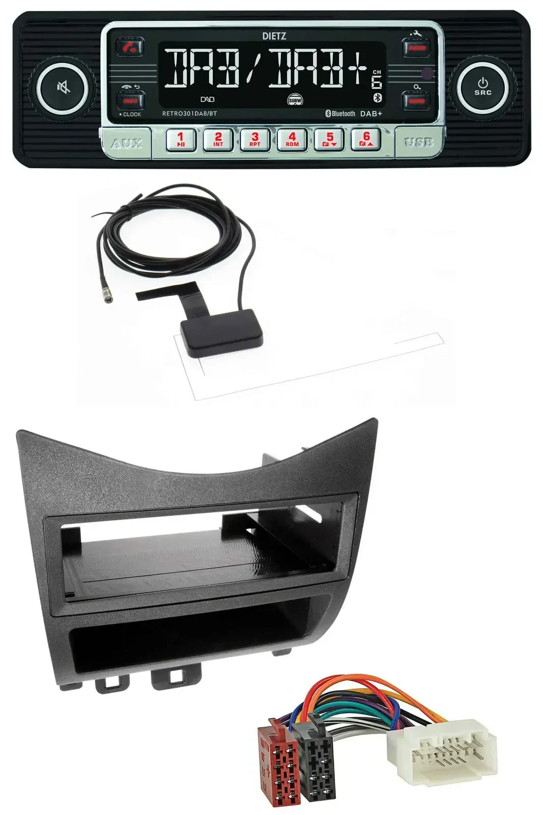 Автомагнитола для Honda Accord (2003–2007) Dietz DAB, Bluetooth, USB, MP3