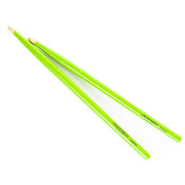 Барабанные палочки Music Store Junior Sticks Yannis Green