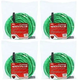 Микрофонный кабель Rockville RCXFM100P-G Green 30.5 м (4 штуки)