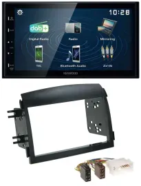 Kenwood 2DIN Bluetooth MP3 USB DAB Autoradio für Hyundai Sonata NF 2005-2008