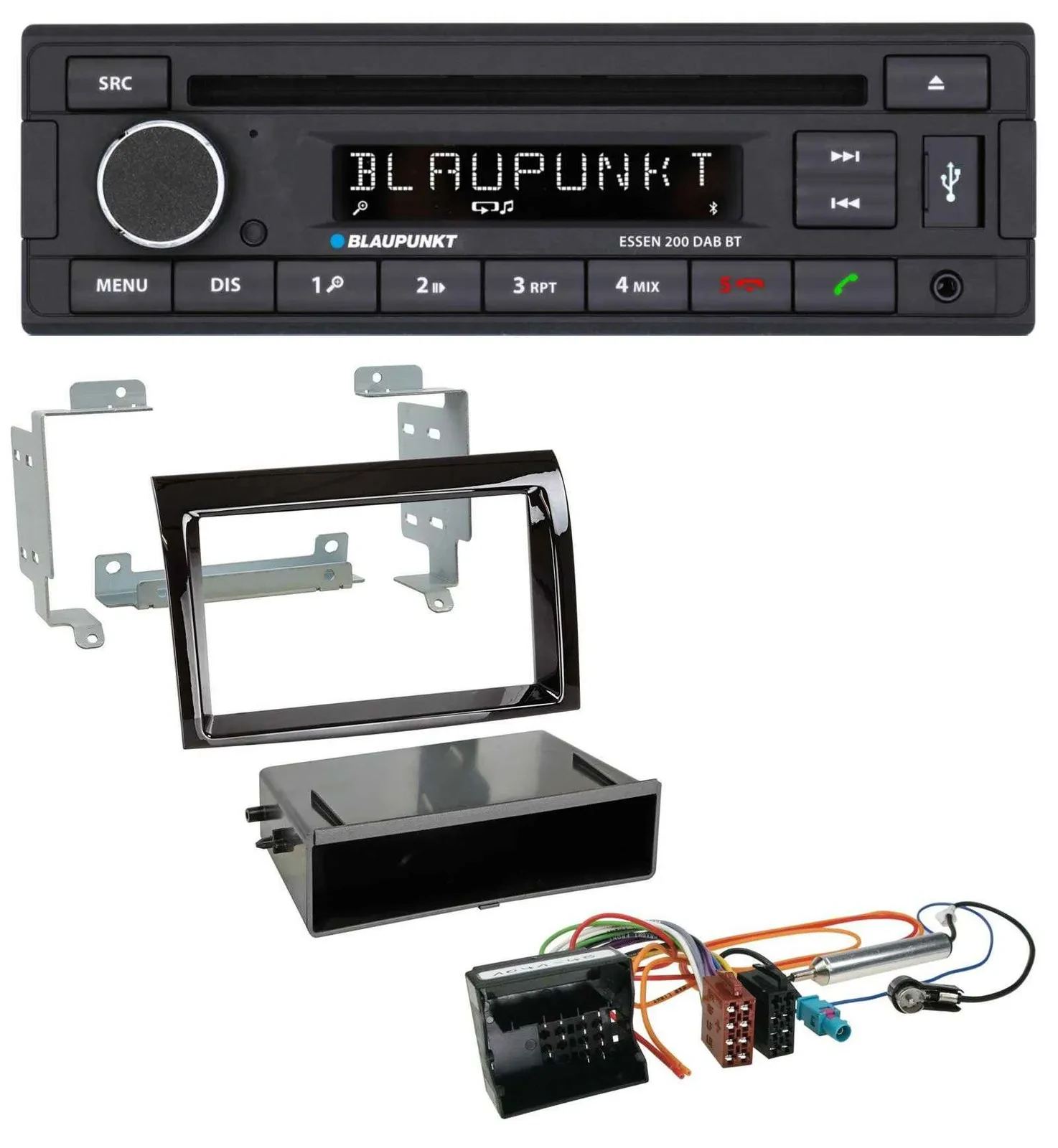 Blaupunkt USB MP3 Bluetooth DAB CD Autoradio für Citroen Jumper 06-11 Quadlock p