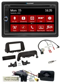 Blaupunkt Lenkrad DAB TMC 2DIN USB Bluetooth Navigation für Hyundai Kona ab 2013