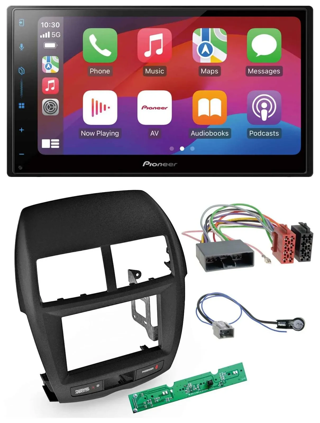 Автомагнитола для Mitsubishi ASX 2010–2014 Pioneer 2DIN, DAB, USB, MP3, Bluetooth