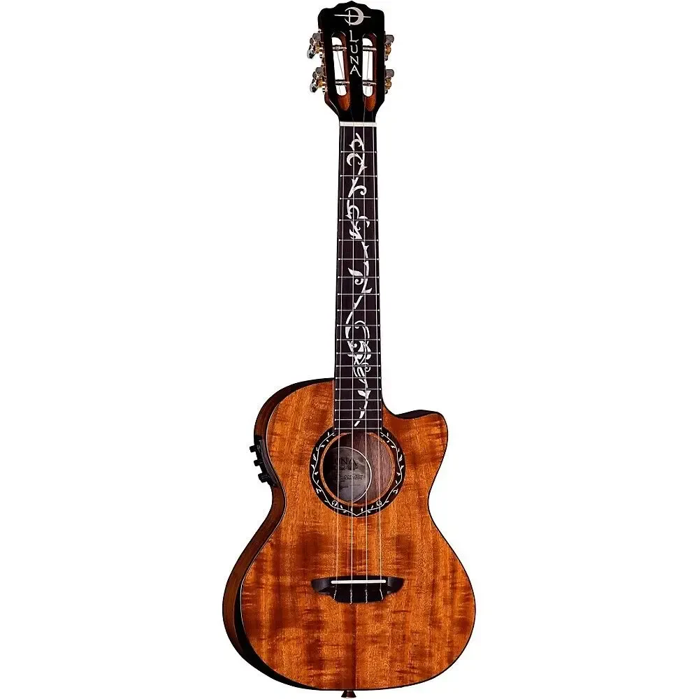 Укулеле Luna Guitars Vineyard Koa Tenor Acoustic-Electric Ukulele Gloss Natural