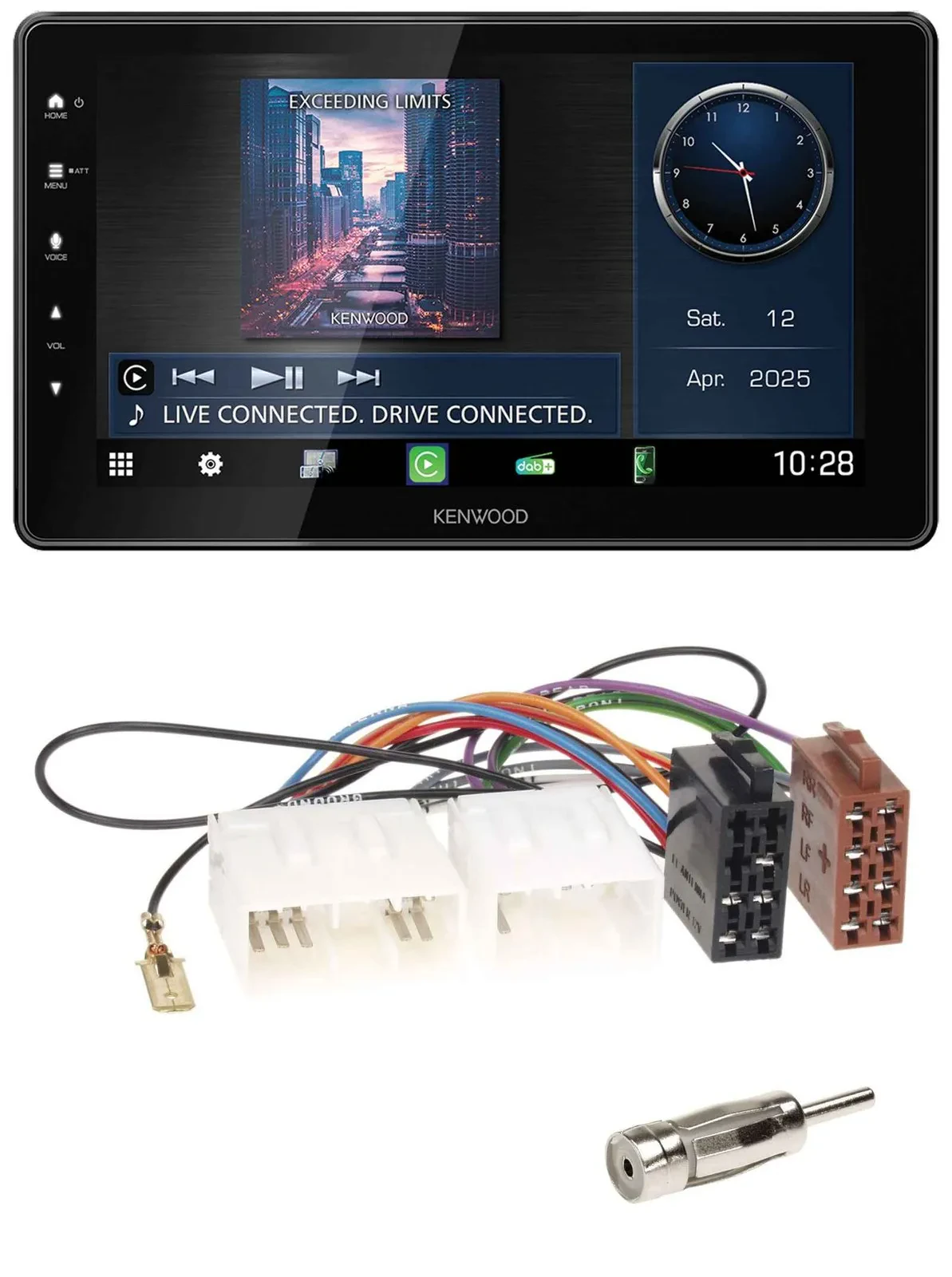 Kenwood MP3 Bluetooth USB DAB Autoradio für Mazda MX-5 (1989-2000)
