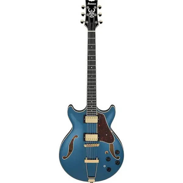 Электрогитара полуакустическая Ibanez AMH90 Artcore Full Hollowbody Prussian Blue Metallic