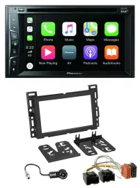 Автомагнитола Pioneer 2 DIN, MP3/USB/DVD, Bluetooth, DAB для Chevrolet Opel GT 2007-2009