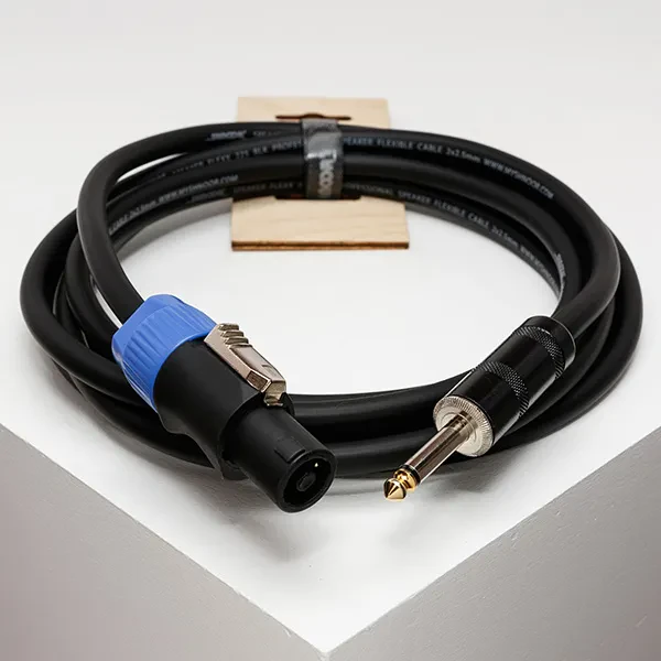 SC225-SPPJ-10m Кабель для гитарного усилителя, 2х2,5мм, Speakon-Powerjack, 10м, SHNOOR