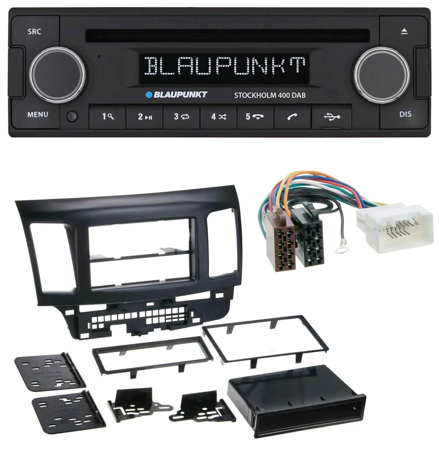 Автомагнитола для Mitsubishi Lancer/Evo (с 2008) Blaupunkt MP3 Bluetooth DAB CD USB