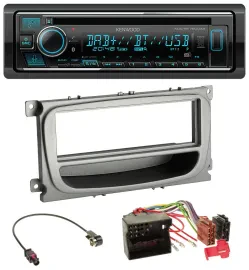 Kenwood MP3 Bluetooth DAB USB CD Autoradio für Ford Focus Galaxy C-Max ab 2007 s