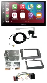 Pioneer USB Bluetooth DAB MP3 2DIN Autoradio für Fiat Croma (ab 2005)