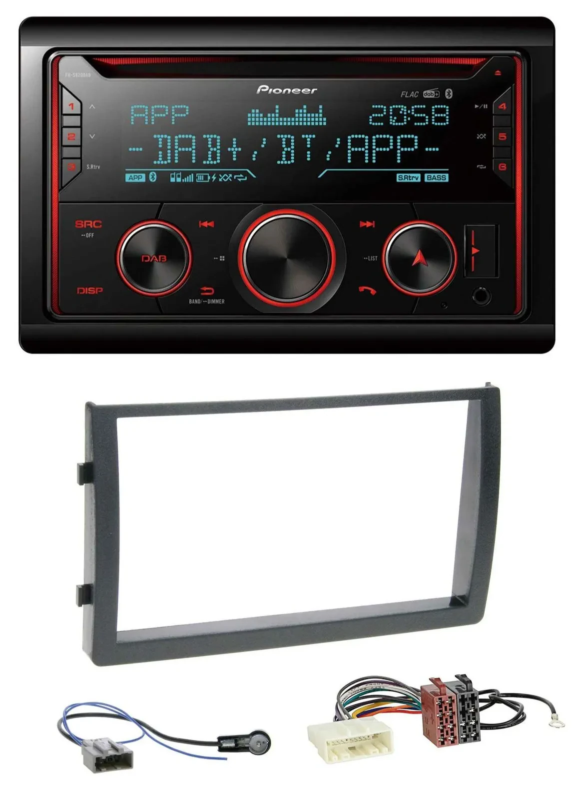 Pioneer 2DIN DAB MP3 Bluetooth USB CD Autoradio für Nissan Altima L31 2005-2006