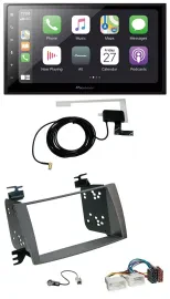Pioneer USB MP3 2DIN Bluetooth DAB Autoradio für Hyundai Sonata (ab 2009)