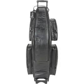 Чехол для саксофона Gard Low Bb Baritone Saxophone Wheelie Bag 107-WBFLK Black Ultra Leather