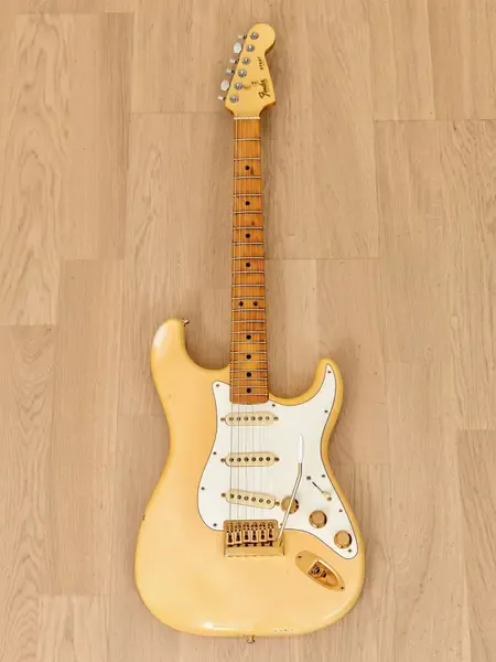 Электрогитара Fender The Strat Dan Smith Stratocaster SSS Olympic White w/case USA 1982