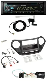 Pioneer MP3 Lenkrad CD USB DAB Autoradio für Hyundai i10 ab 2014 schwarz