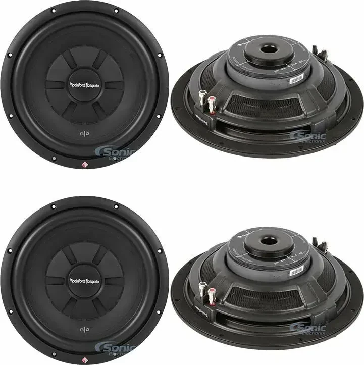 Сабвуфер для авто Rockford Fosgate R2SD2-12 12" 1000W Shallow DVC (набор, 2 шт)