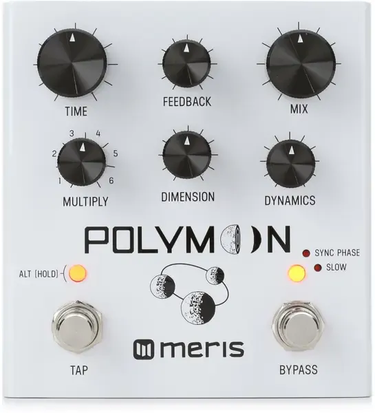 Педаль эффектов для электрогитары Meris Polymoon Super-Modulated Delay Pedal