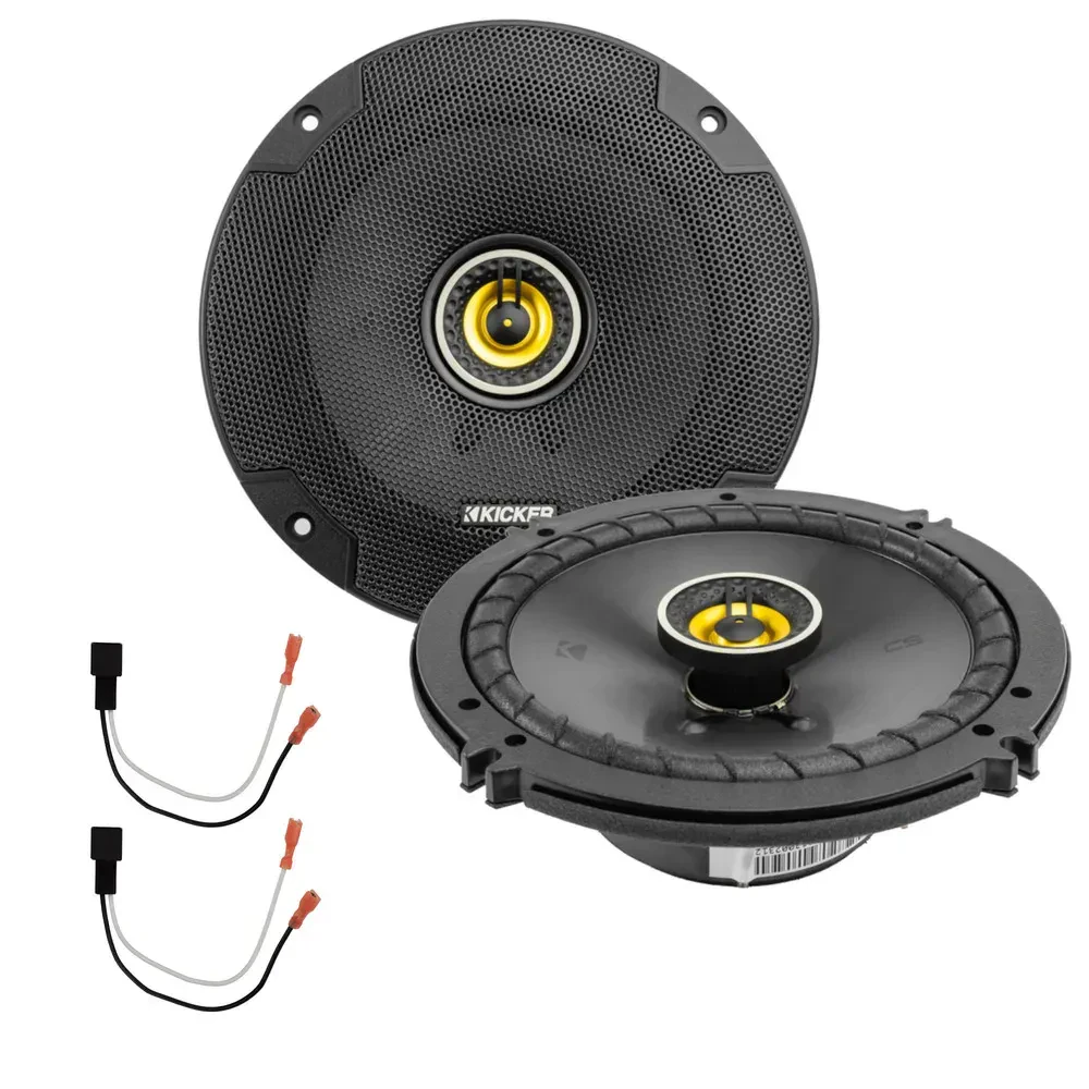 Динамик для автомобиля для Nissan Sentra (2000–2006), передние двери Kicker Front Door Speaker Replacement Package (набор)