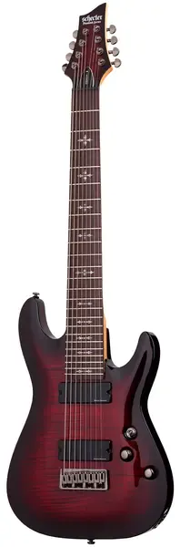 Электрогитара Schecter Demon-8 Crimson Red Burst