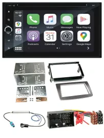 Автомагнитола Blaupunkt для Alfa Romeo Mito 2DIN, Bluetooth, DAB, USB, DVD, MP3